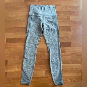 Lululemon Gray Mesh Leggings